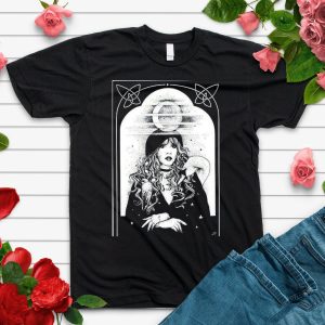 Fleetwood Mac T-Shirt Stevie Nicks Black And White T-Shirt