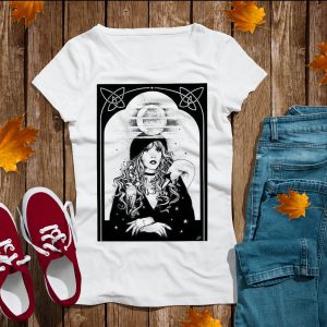 Fleetwood Mac T-Shirt Stevie Nicks Black And White T-Shirt