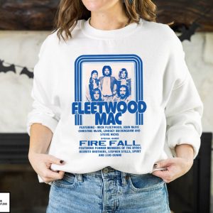 Fleetwood Mac UK T Shirt Fleetwood With Firefall T Shirt 2