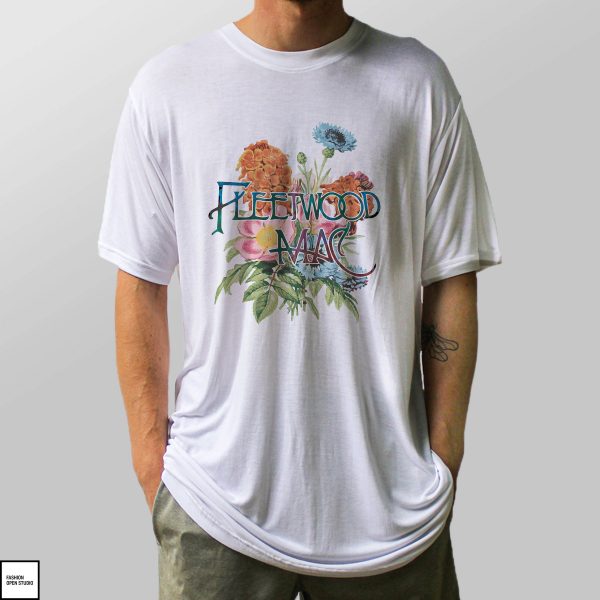 Fleetwood Mac UK T-Shirt Organic Bamboo Flower T-Shirt
