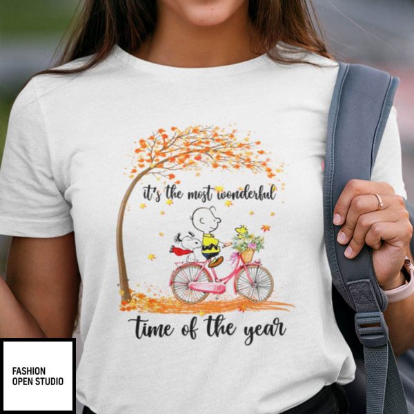 It’s The Most Beautiful Time Of The Year Snoopy Autumn Shirt