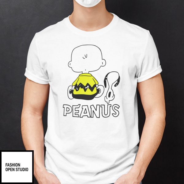 Peanus Charlie Brown Snoopy Dog Shirt
