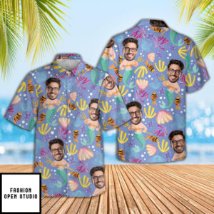 Custom Mermaid Hawaiian Shirt 2