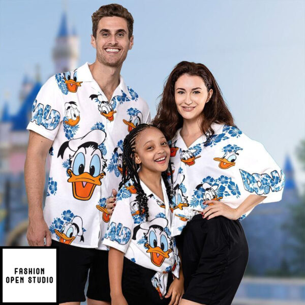 Donald Duck Hawaiian Shirt