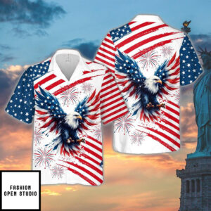 Eagle 4th Of July Hawaiian Shirt 1