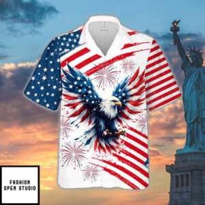 Eagle 4th Of July Hawaiian Shirt 2