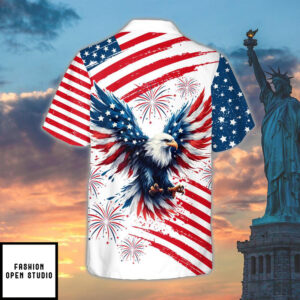 Eagle 4th Of July Hawaiian Shirt 3