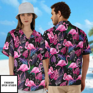 Flamingo Hawaii Beach Shirt 1