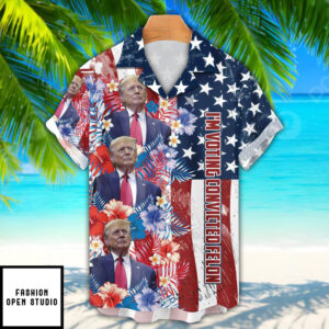 Funny Trump Face Hawaiian Shirt 1