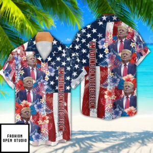 Funny Trump Face Hawaiian Shirt 2