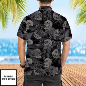 Gothic Skull Hawaiian Shirt 3