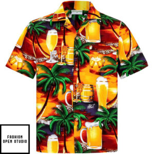 Hawaiian Shirt Beer in Paradise 1