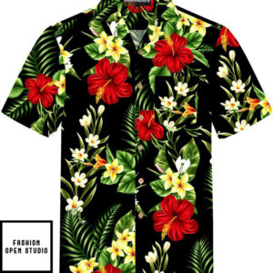 Hawaiian Shirt Colourful Flowers 1