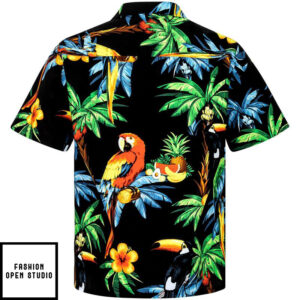 Hawaiian Shirt Hawaiian Parrots 2