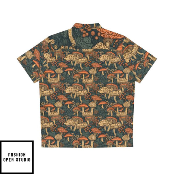 Mushroom Pattern – Men’s Hawaiian Shirt