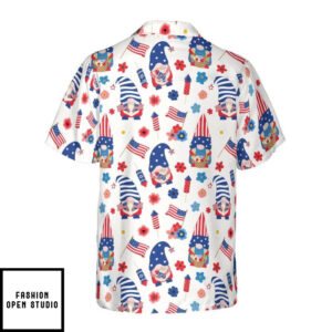 Patriotic Gnomes 4th of July Hawaiian Shirt 3