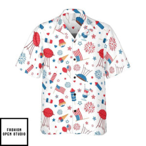 Patriotic Grilling BBQ Smoke Hawaiian Shirt 2