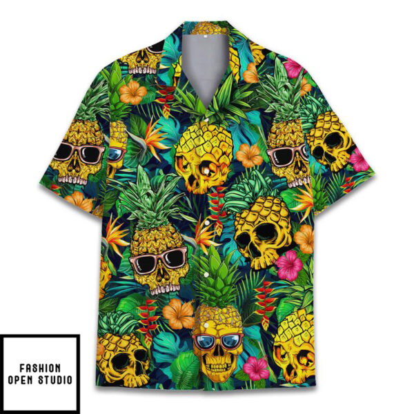 Pineapple Skull Hawaiian Shirts