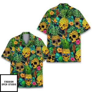 Pineapple Skull Hawaiian Shirts