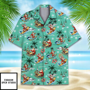 Santa Claus Hawaiian Shirt 1