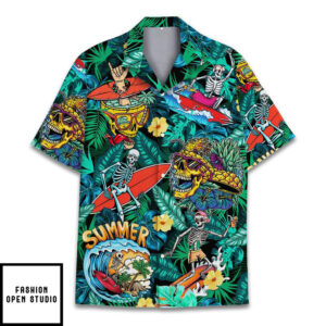 Skull Beach Hawaiian Shirt 1