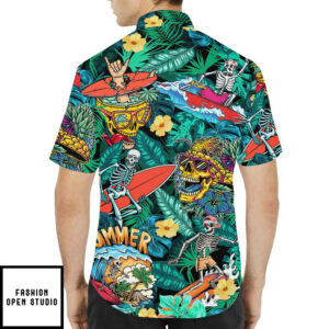 Skull Beach Hawaiian Shirt 3