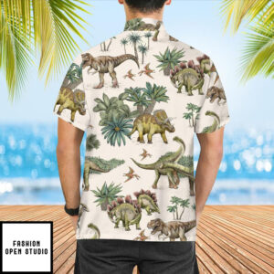 Summer Dinosaur Hawaiian Shirt 2