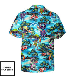 Tropical Alien Hawaiian Shirt 3