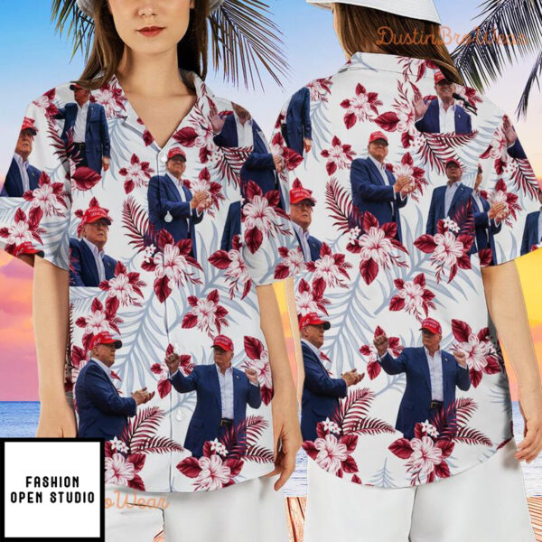 Trump 4th Of July Hawaiian Shirt