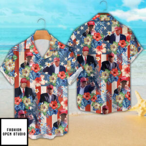 Trump Make 4th July Great Again Hawaiian Shirt 2